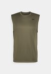 TRAIN SLEEVELESS TECH T-SHIRT - Topp - army green