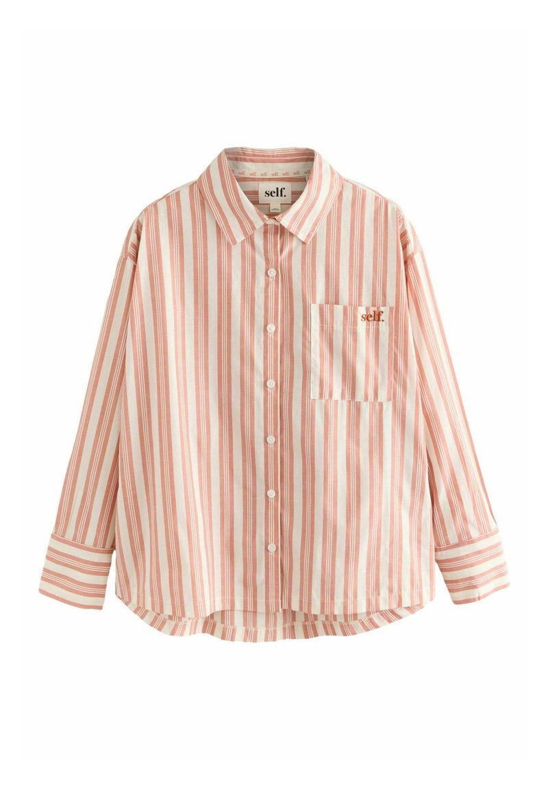 Self. Bluza s gumbima - rust brown stripe