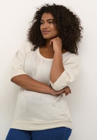 Kaffe Curve KCREGITTA - T-shirt basic - turtledove