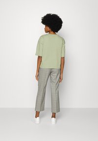 Marc O'Polo ROUND NECK - T-shirt estampada - breezy mint