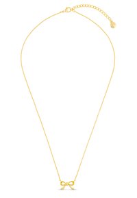 DELICATE BOW CHARM - Necklace - pale gold-coloured