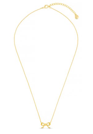 DELICATE BOW CHARM - Halskette - pale gold-coloured
