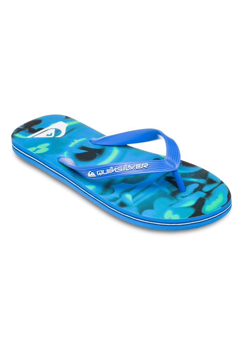Quiksilver MOLOKAI ART Chanclas de dedo bsw/azul