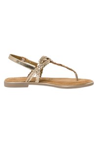 Tamaris Sandales tongs - light gold