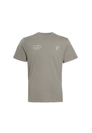 STACKED SCRIPT  TEE - T-shirt con stampa - grey