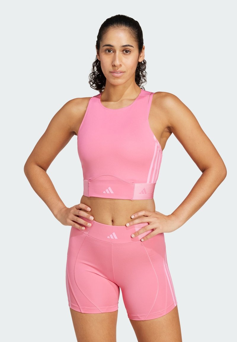 adidas Performance HYPERGLAM TANK - Top - pink fusion bliss pink