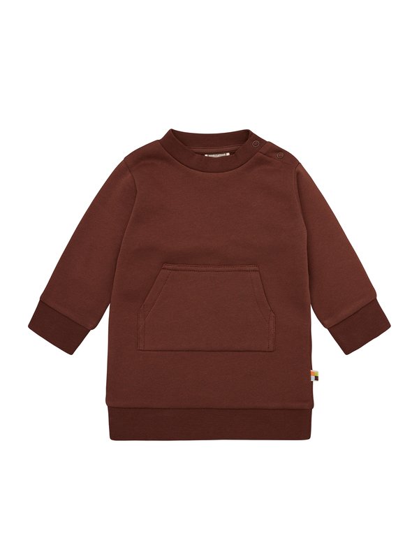 WEICHES SWEATKLEID - Freizeitkleid - wood