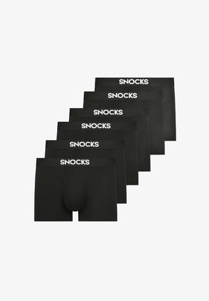SNOCKS 6 PACK - Boxer aderenti - schwarz