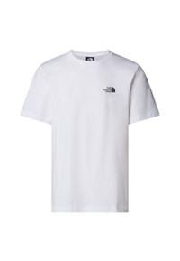 The North Face VERTICAL - Print T-shirt - tnf white tnf black