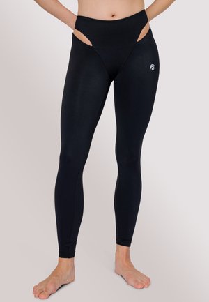 ALESSIA - Leggings - black