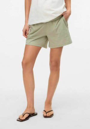 MAMALICIOUS MAMALICIOUS SHORTS LOCKER GESCHNITTEN NIEDRIGE TAILLE SHORTS - Shorts - desert sage
