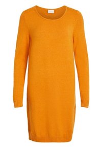VILA Abito in maglia - gold-coloured