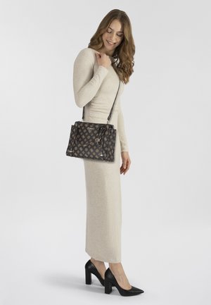 ERICA - Handbag - mocha logo
