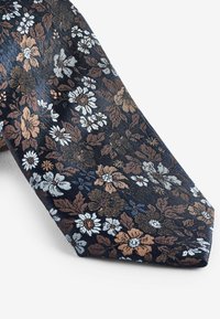 Next TEXTURED WITH 2 PACK REGULAR - Tie - navy blue floral polka dot