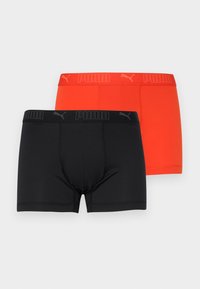 Unselected, orange/black