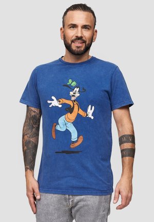 DISNEY EXCITED GOOFY - Tricou cu imprimeu - blau