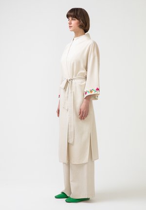 KIMONO SET - Trousers - beige