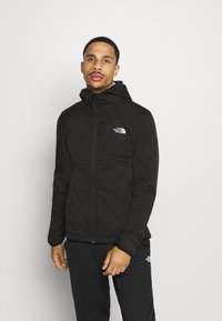 The North Face M QUEST HOODED SOFTSHELL - Softshelljas - tnf black