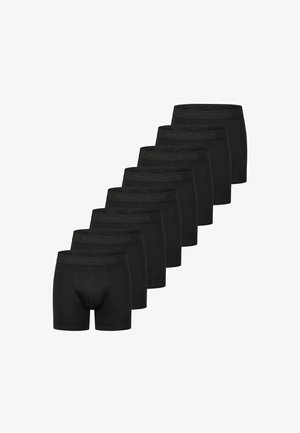 Zwarte katoenen boxershorts met elastische tailleband met het logo "ONLY & SONS". Verpakking van tien, gladde textuur, aangesloten pasvorm.