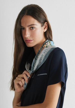 Falconeri, CITY - Schal - light blue & grey