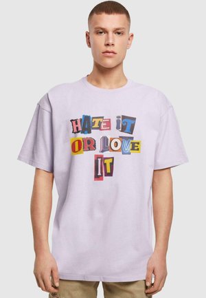 HATE IT OR LOVE IT  - T-Shirt print - lilac