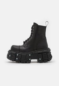 UNISEX - Enkellaarsjes met hoge hak - black
