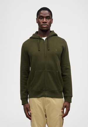 HOOD LONG SLEEVE  - Φούτερ με φερμουάρ - company olive