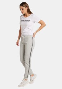 Bruno Banani MIT SEITLICHEM PIPING CASEY - Jogginghose - grau   melange