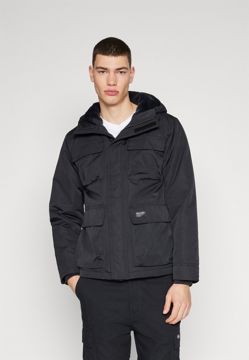 Hollister Co. ALL-WEATHER WINTER JACKET - Veste d'hiver - BLACK/noir - ZALANDO.FR