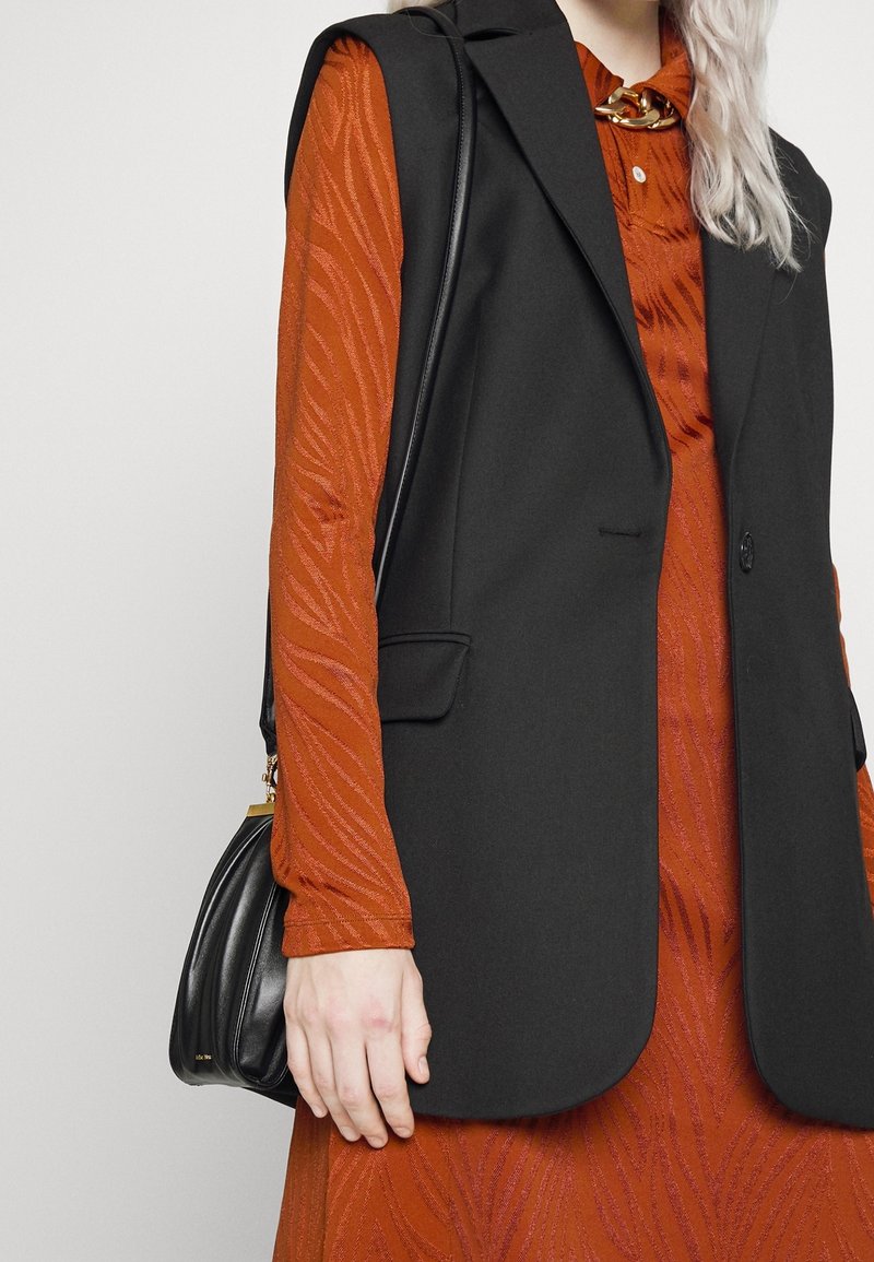 open lace back dress Carmen Orange Blazer Dress  ASERET