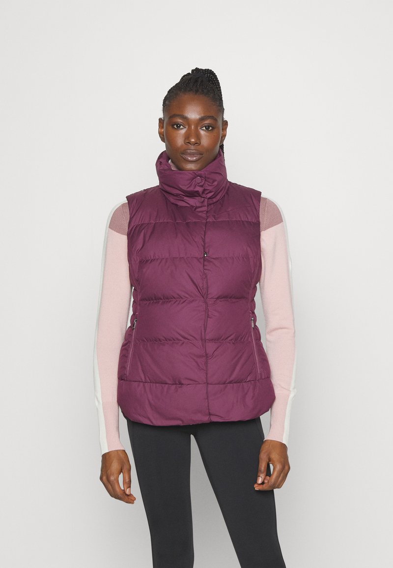 Athleta DOWNTOWN VEST Waistcoat aubergine/berry Zalando.ie