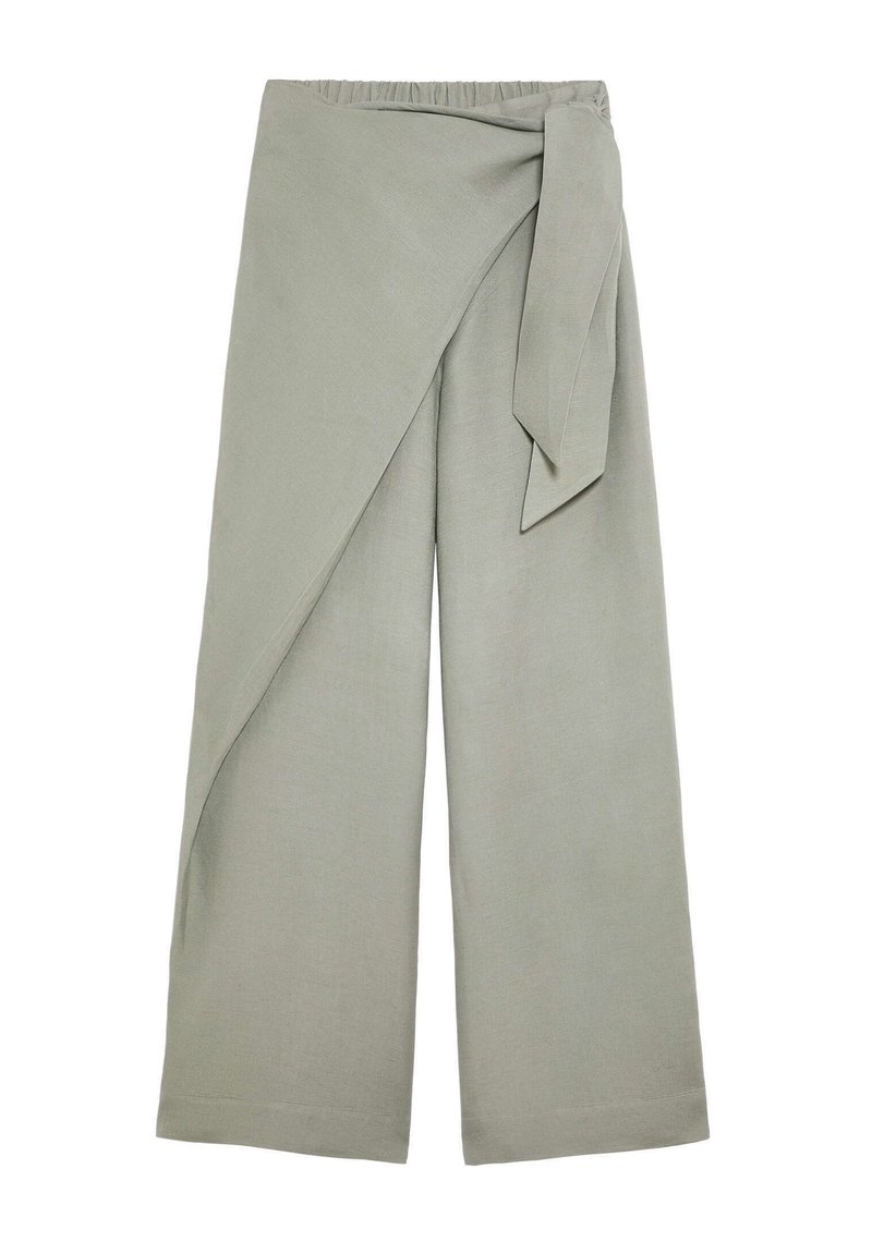 OYSHO Broek groen gemêleerd