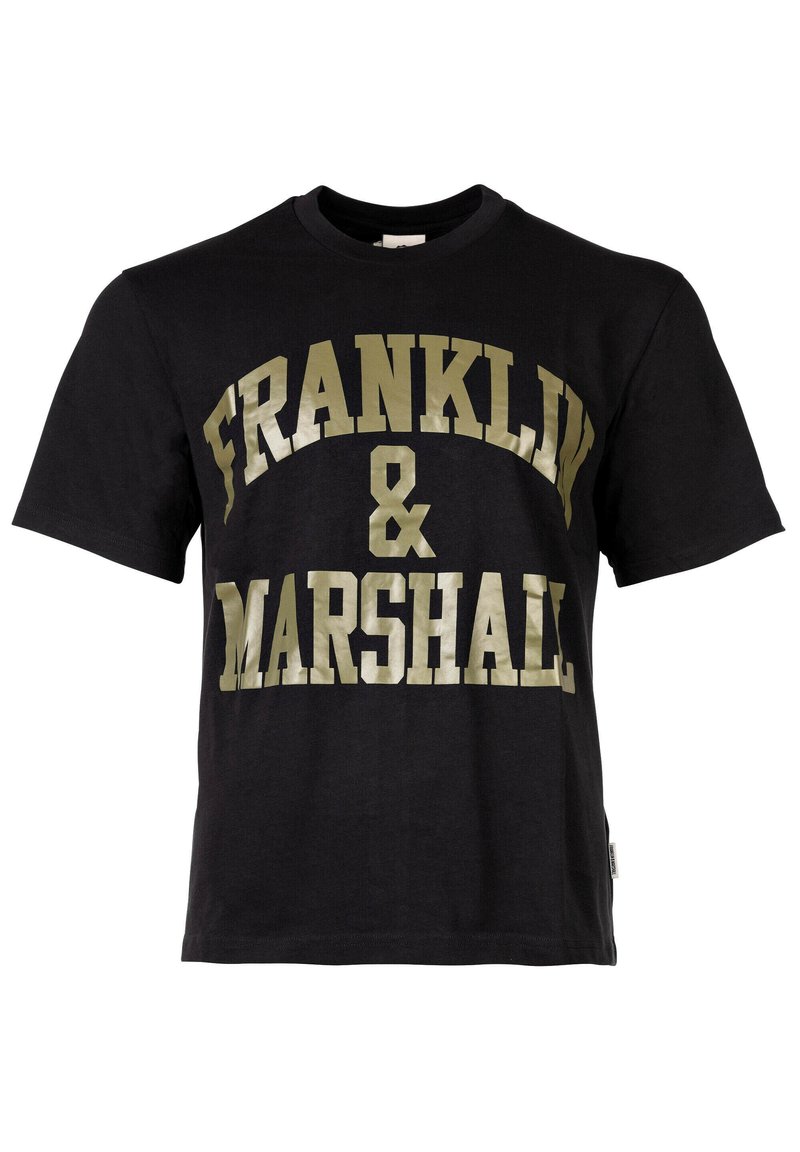 Franklin & Marshall - RUNDHAL - T-Shirt print - schwarz, Vergrößern