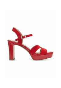 Tamaris Sandalen met hoge hak - red