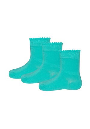 3ER PACK RINGEL - Socks - türkis
