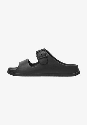 RUBBERISED - Ciabattine - black