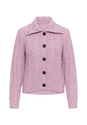 Saint Tropez, TALMASZ CARDIGAN - Gilet - mauve mist melange
