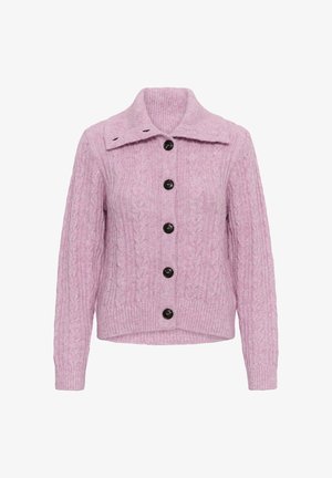 Saint Tropez, TALMASZ CARDIGAN - Gilet - mauve mist melange