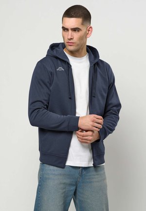 LOGO TRUXO - Cipzáras pulóver - blue marine