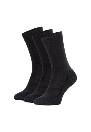 COOLMAX HIKING CREW 3-PACK - Sokken - dark grey