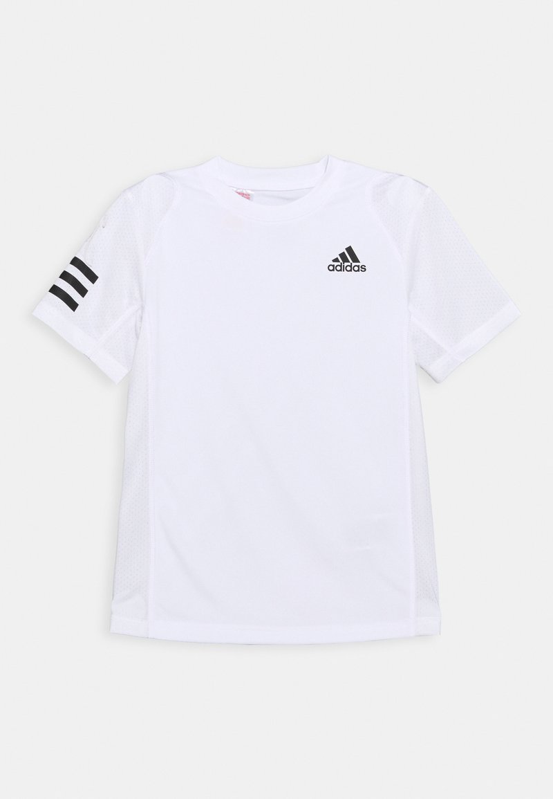 adidas Performance CLUB UNISEX - T-shirt estampada - white/black
