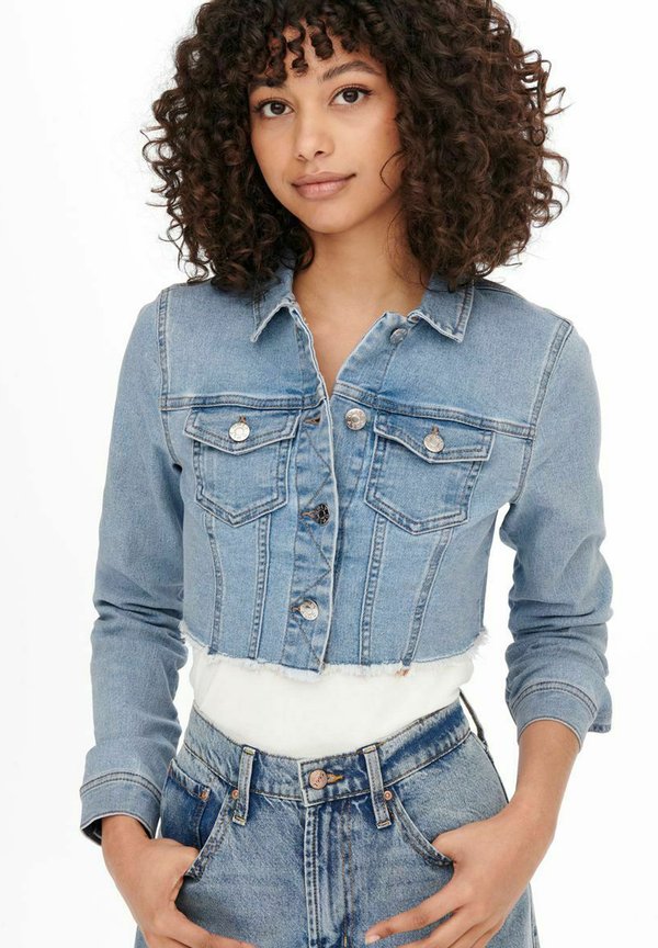 ONLWONDER CROPPED - Denim jacket4