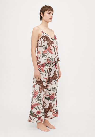 Desmond & Dempsey WOMENS CAMI WIDE LEG  - Pidžamas komplekts - white