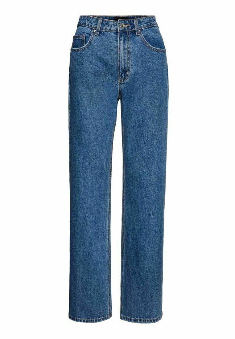 Vero Moda Straight leg jeans donkerblauw