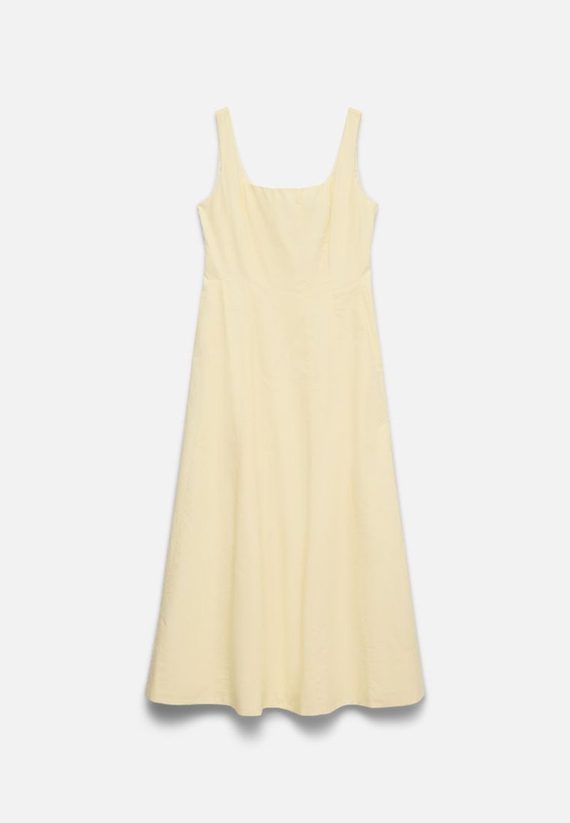 Vero Moda VMJUSTINE CUTLINE CALF DRESS - Robe de soirée - pastel yellow ...