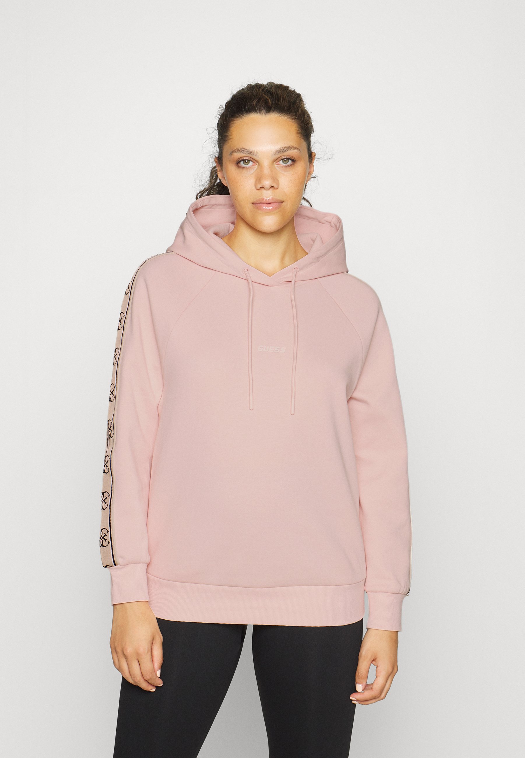 Guess BRITNEY HOODED - Hoodie - blush 