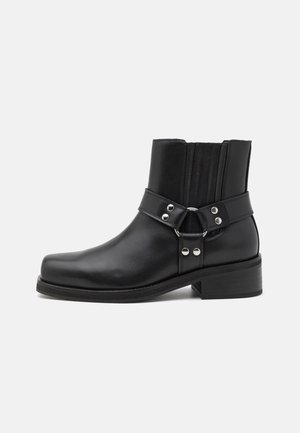 The Kooples CHAUSSURES - Kauboi/mootorratturi poolsaapad - black