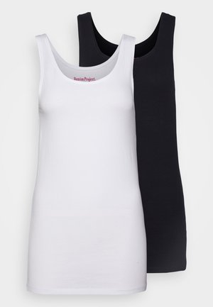 TANK 2 PACK - Top - black/white