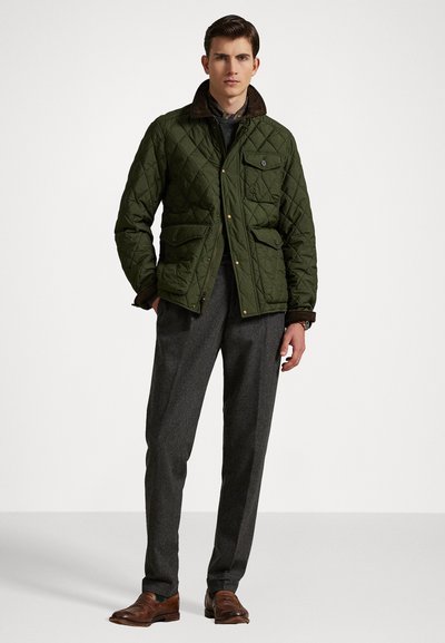 Polo Ralph Lauren THE BEATON QUILTED JACKET - Chaqueta de entretiempo - company olive
