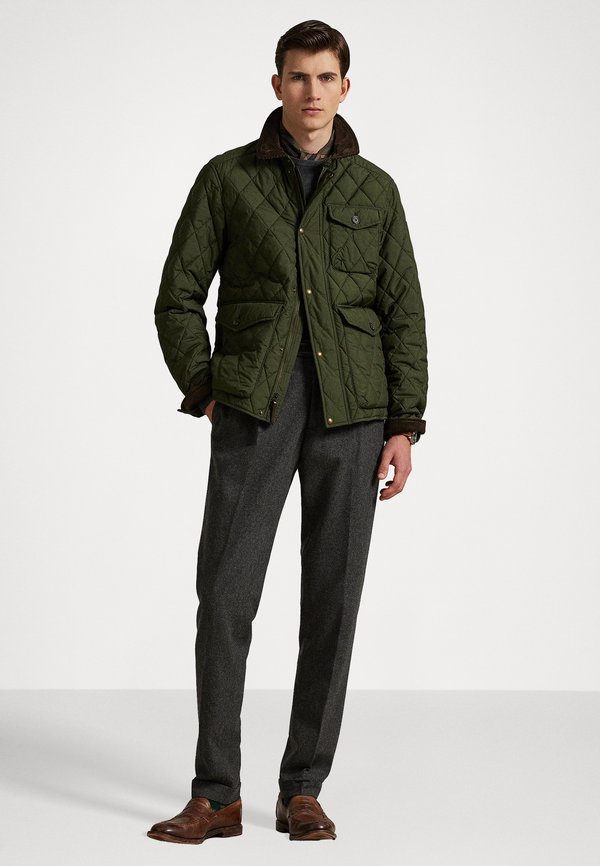 THE BEATON QUILTED JACKET - Light jacket - company olive2